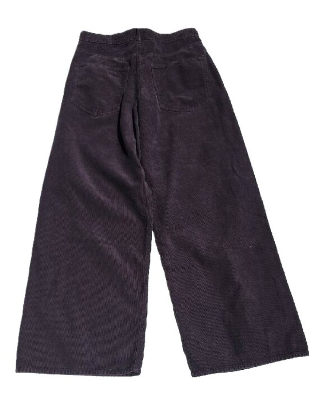 NEW $288 AGOLDE VANA FOLD WIDE LEG DK BROWN CORDUROY PANTS SIZE 29 - Picture 3 of 14